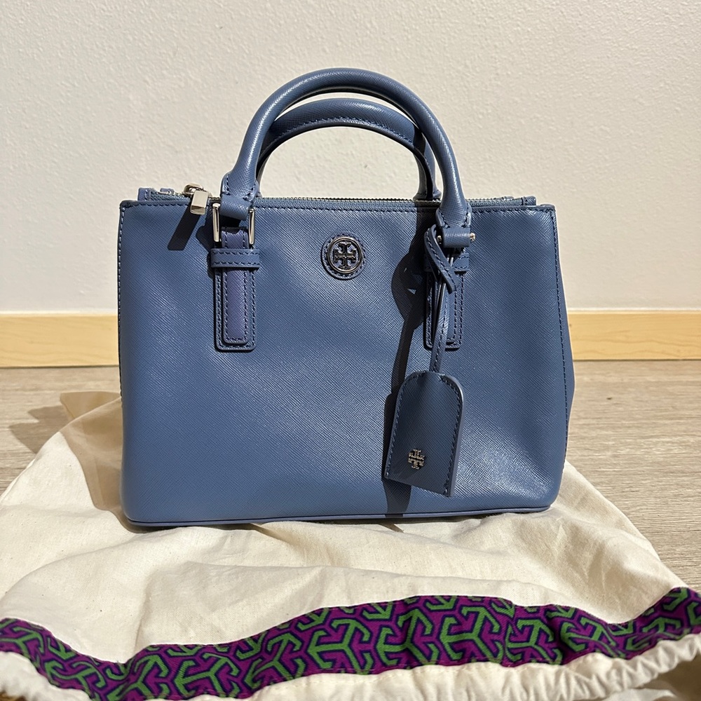 Tory Burch double zip tote